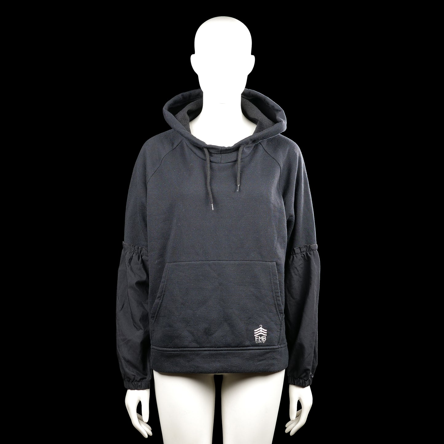 Hoodie - Black & White - Size XL