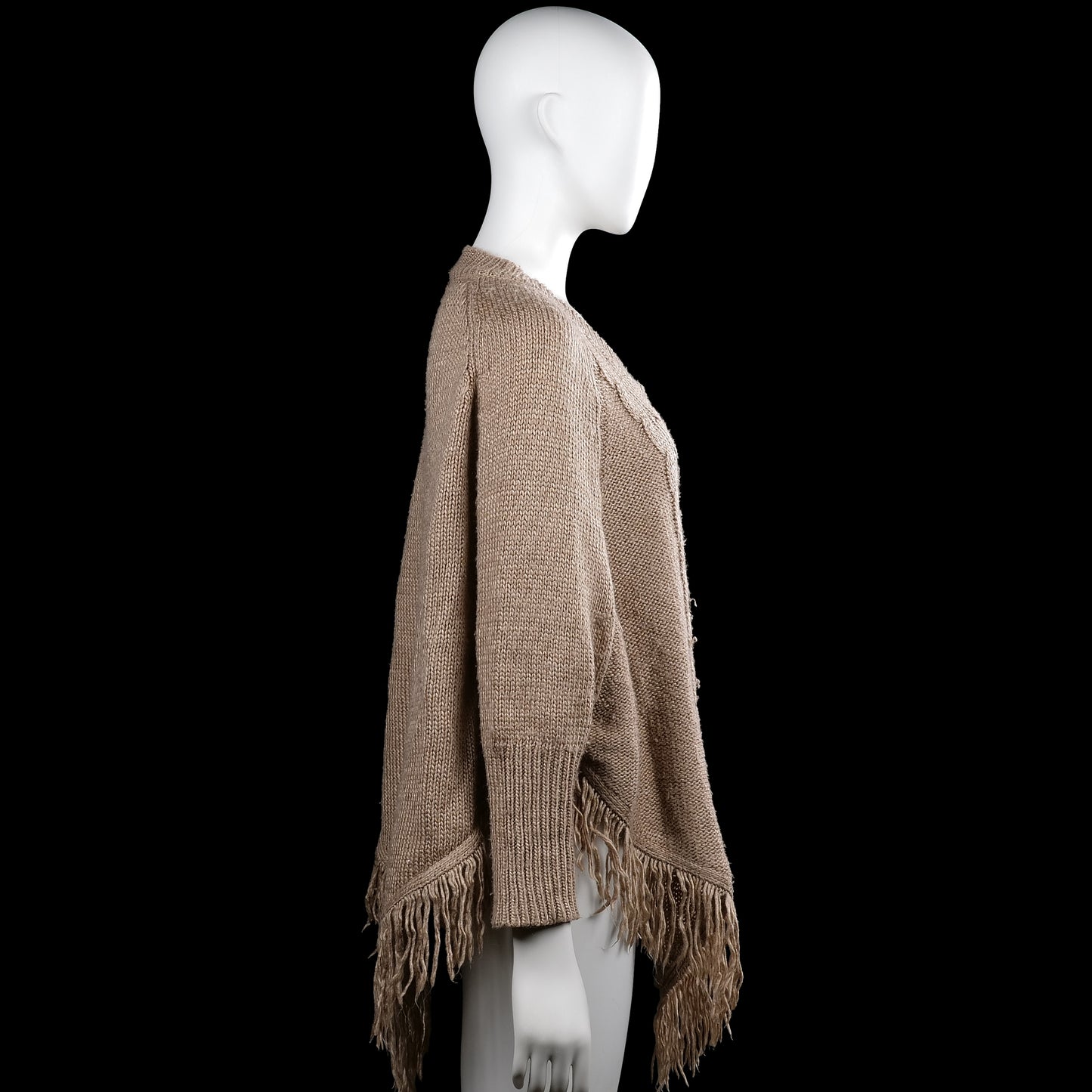 Poncho - Taupe - Size XL
