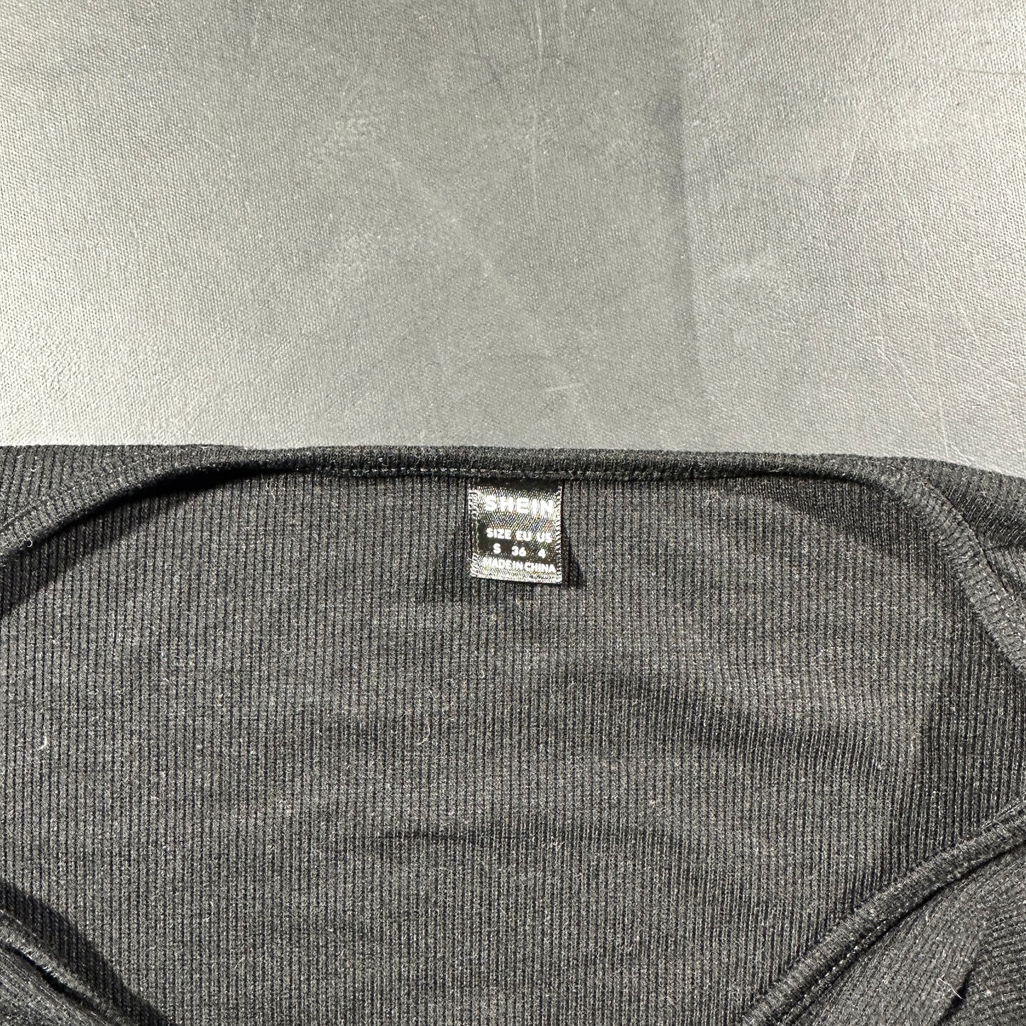 Long-sleeve top - Black - Size S