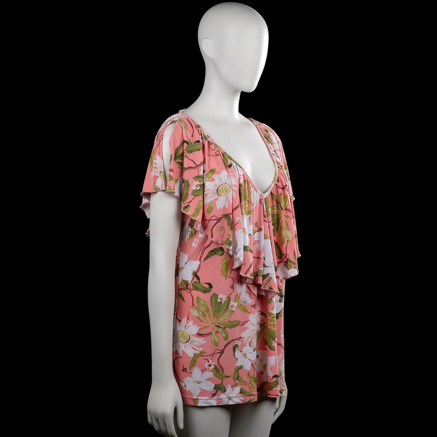Tunic - Pink & White - Size XL