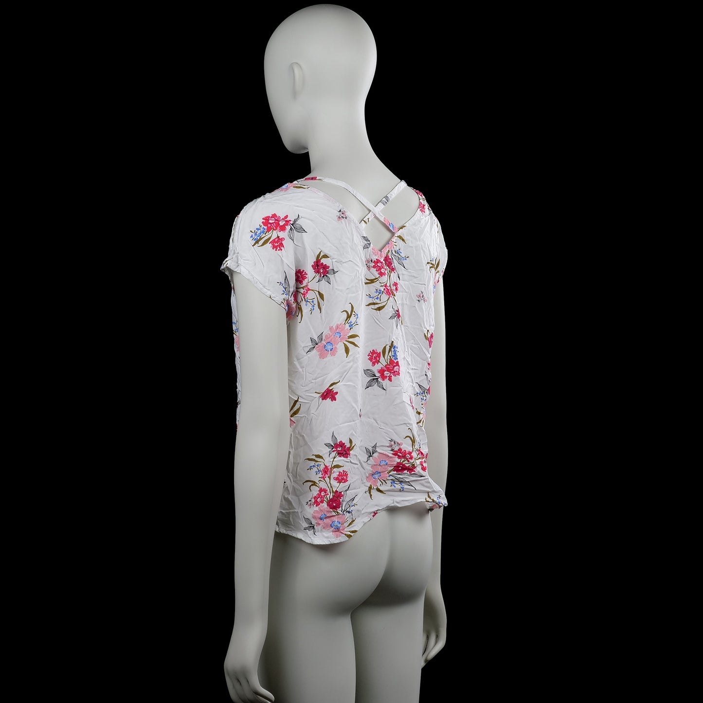 T-shirt - White & Pink - Size 36