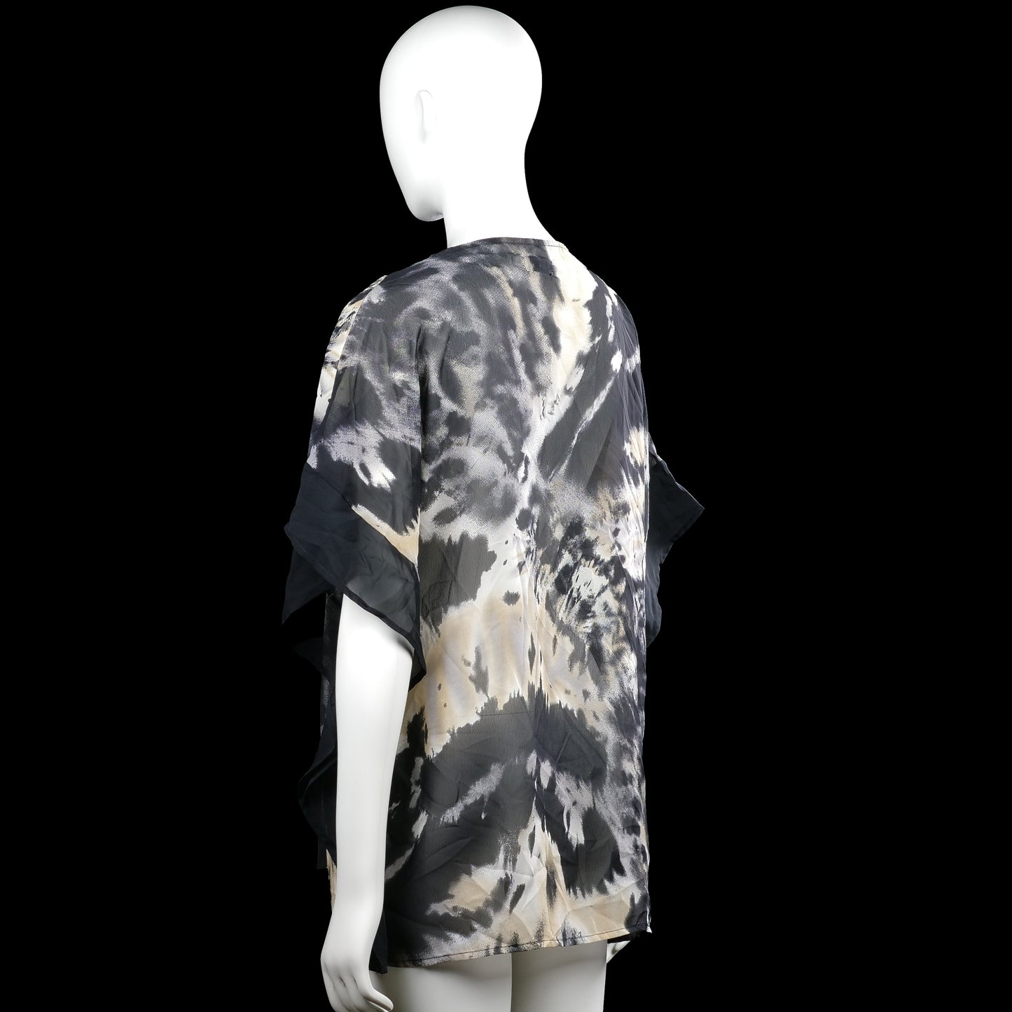 Tunic - Black & Ivory - Size 44