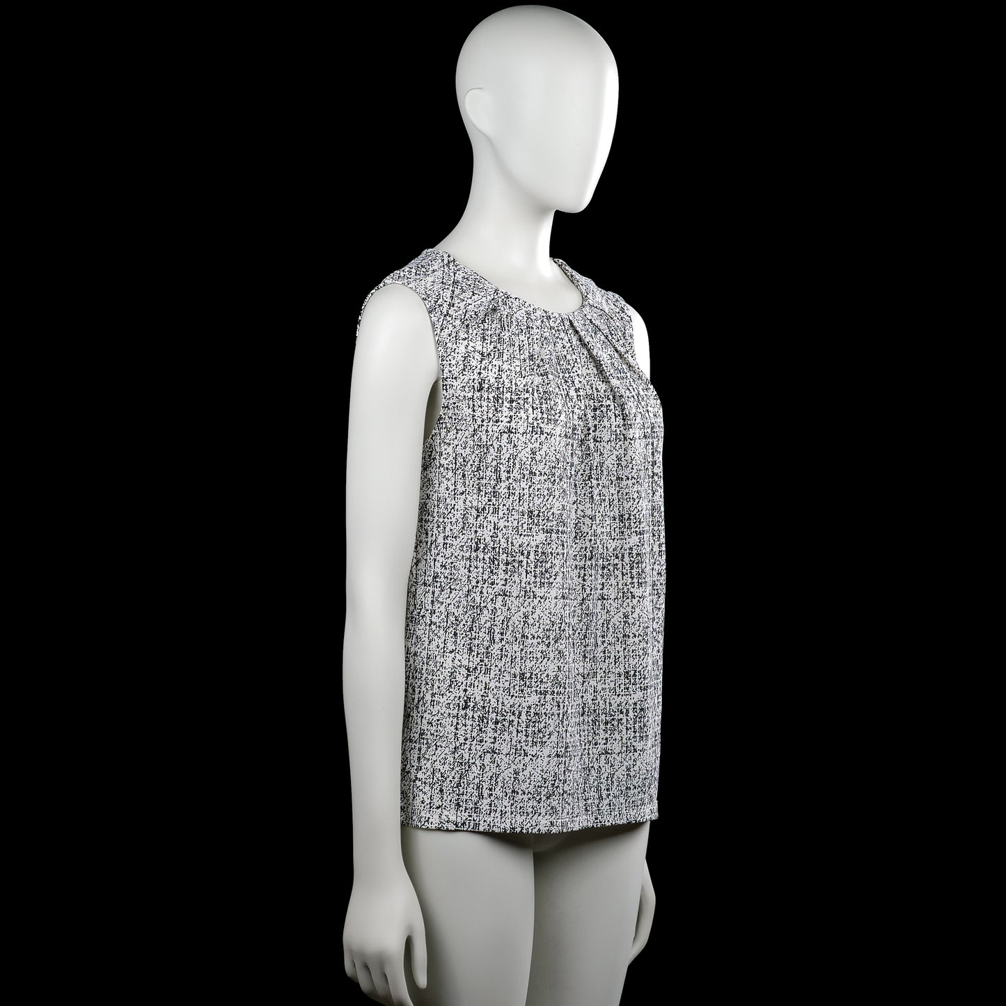 Tank top - White & Black - Size S