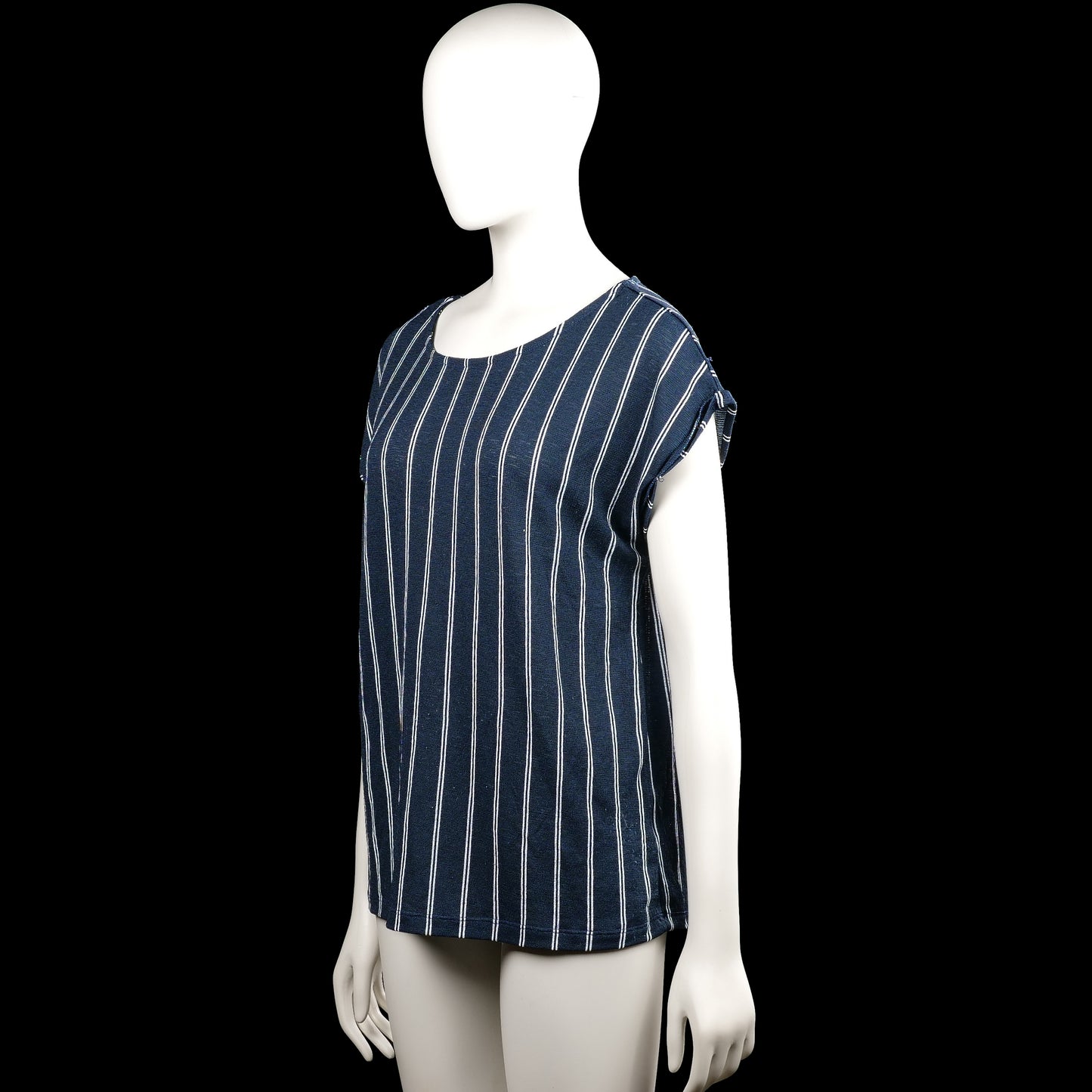 T-shirt - Navy & White - Size M