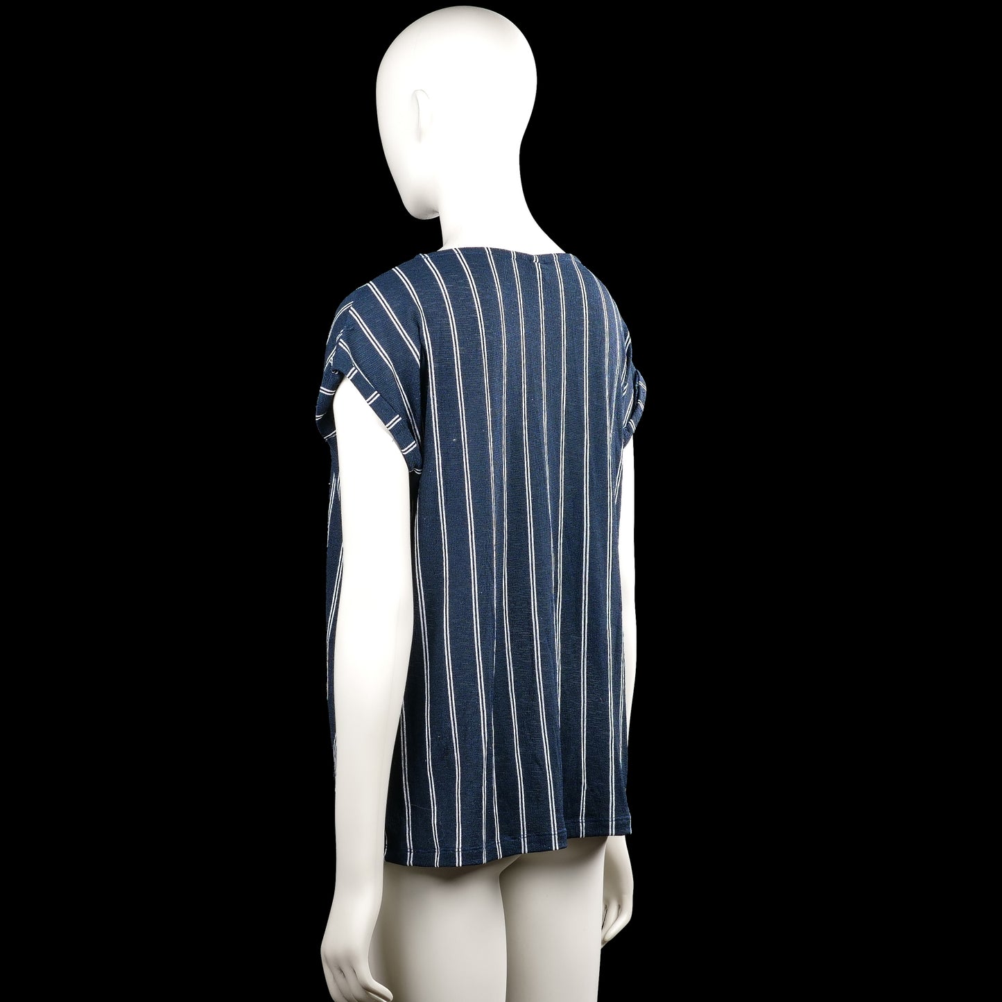 T-shirt - Navy & White - Size M