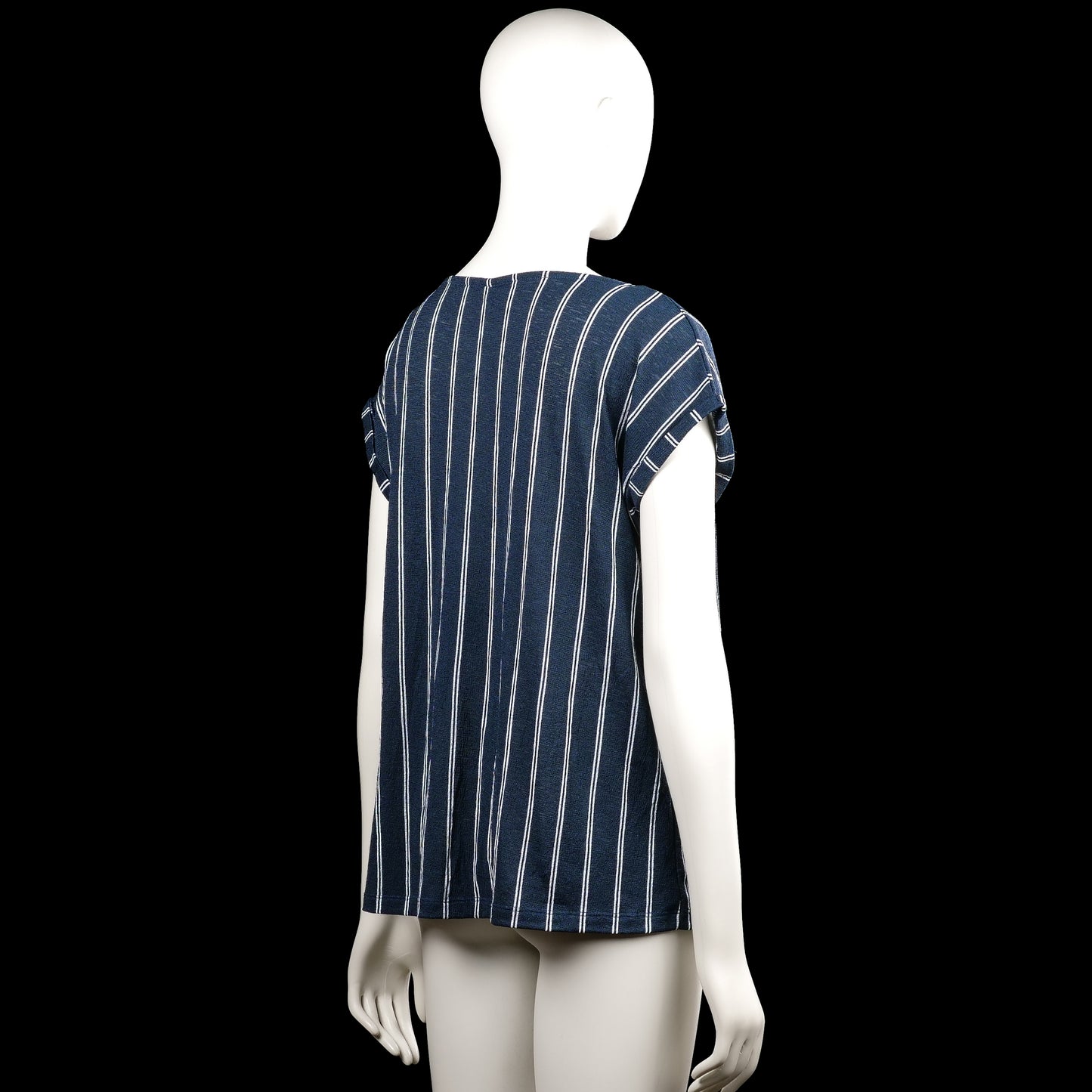 T-shirt - Navy & White - Size M
