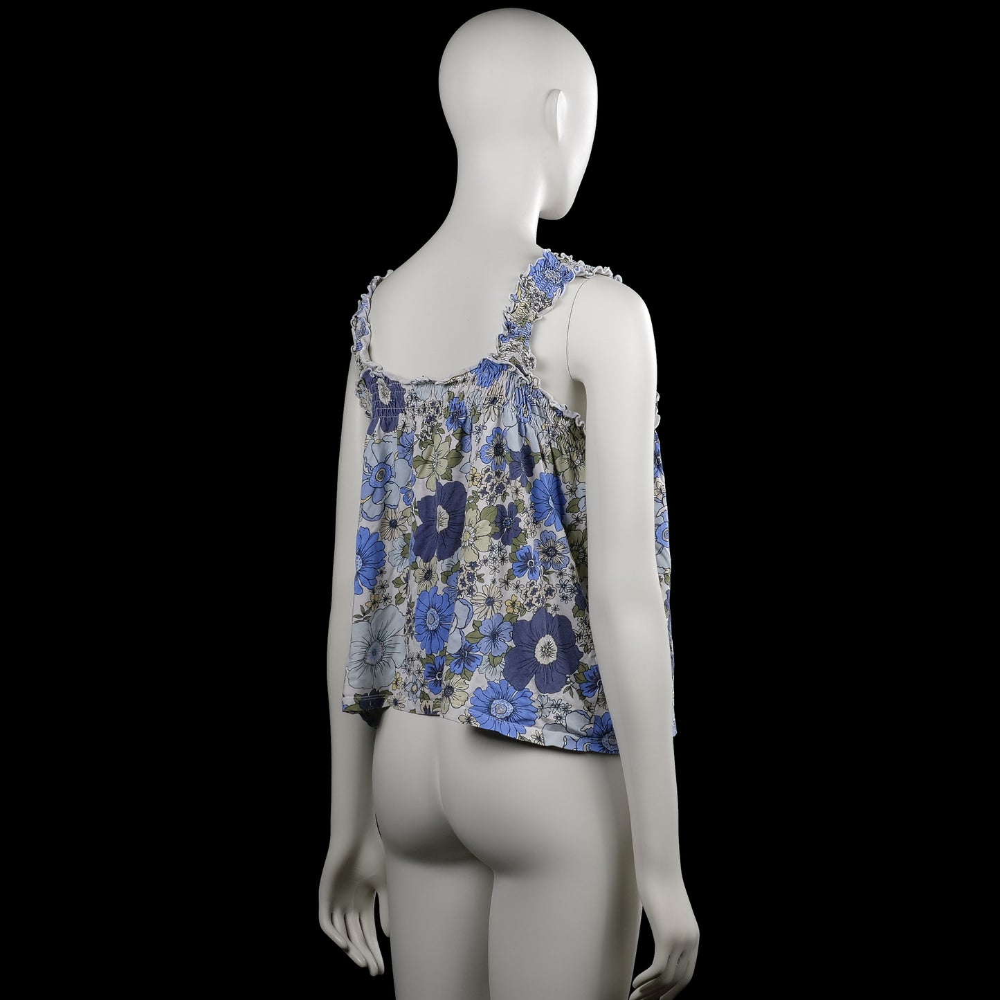 Tank top - Light Blue & White - Size S