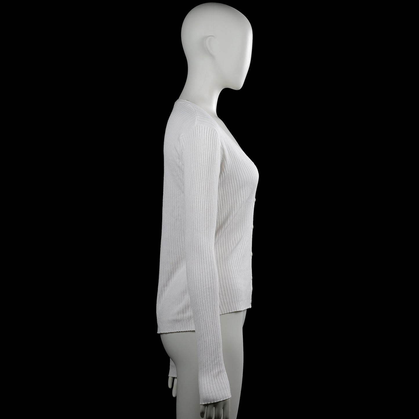 Cardigan - White - Size L