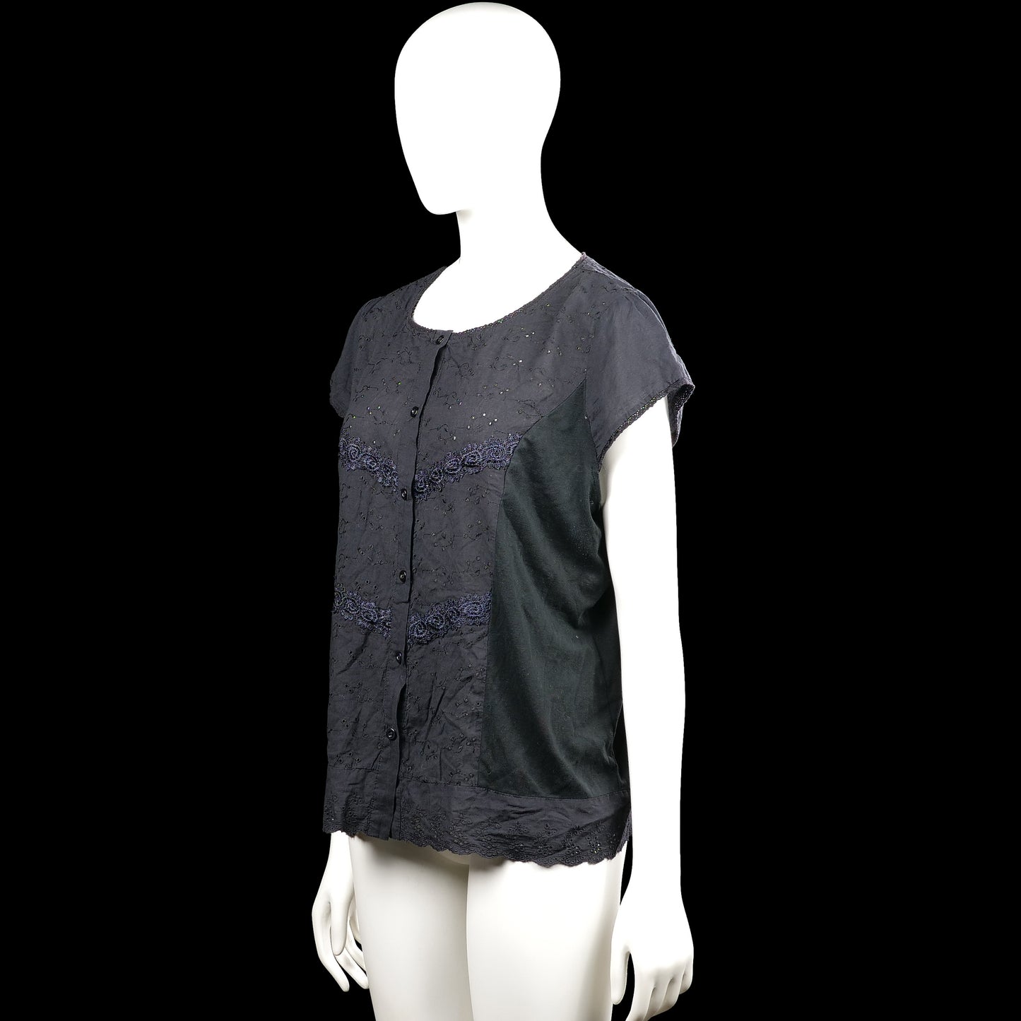 Blouse - Dark Gray - Size XL
