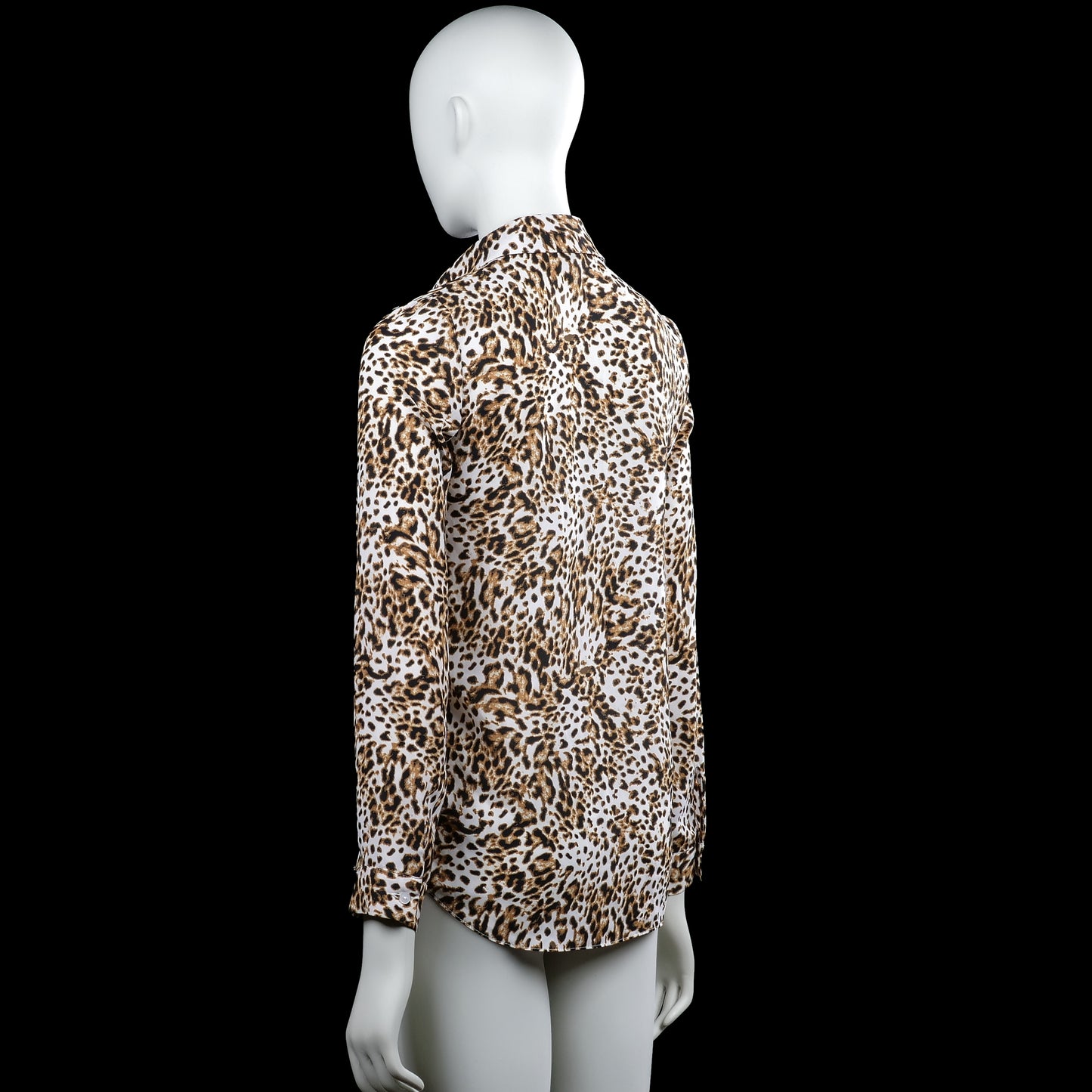 Shirt - White & Brown - Size 32