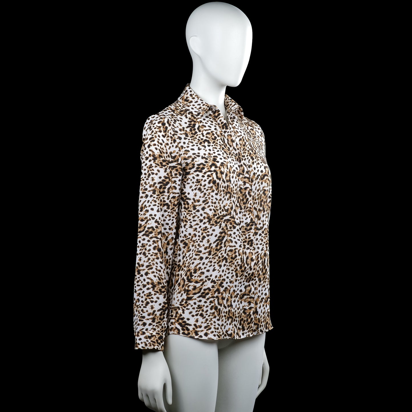 Shirt - White & Brown - Size 32