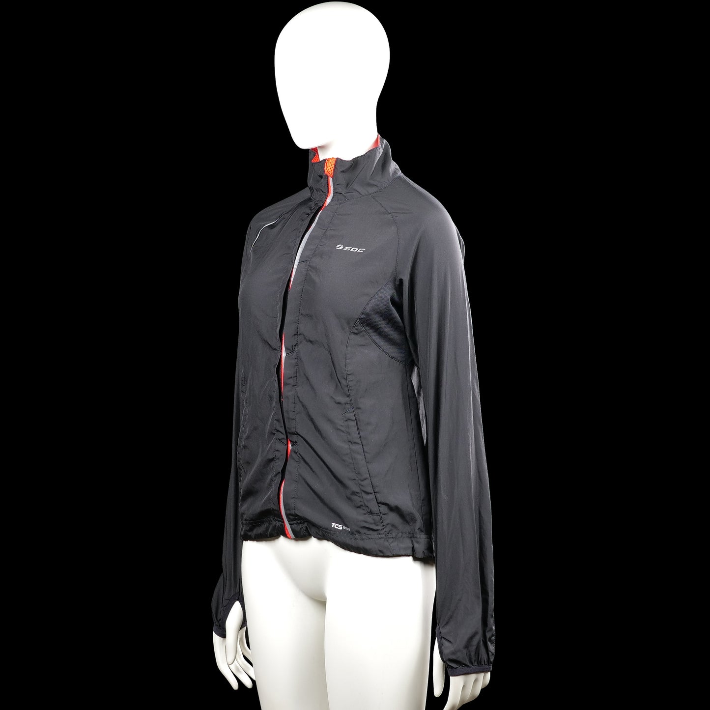 Windbreaker - Black & Red - Size 34