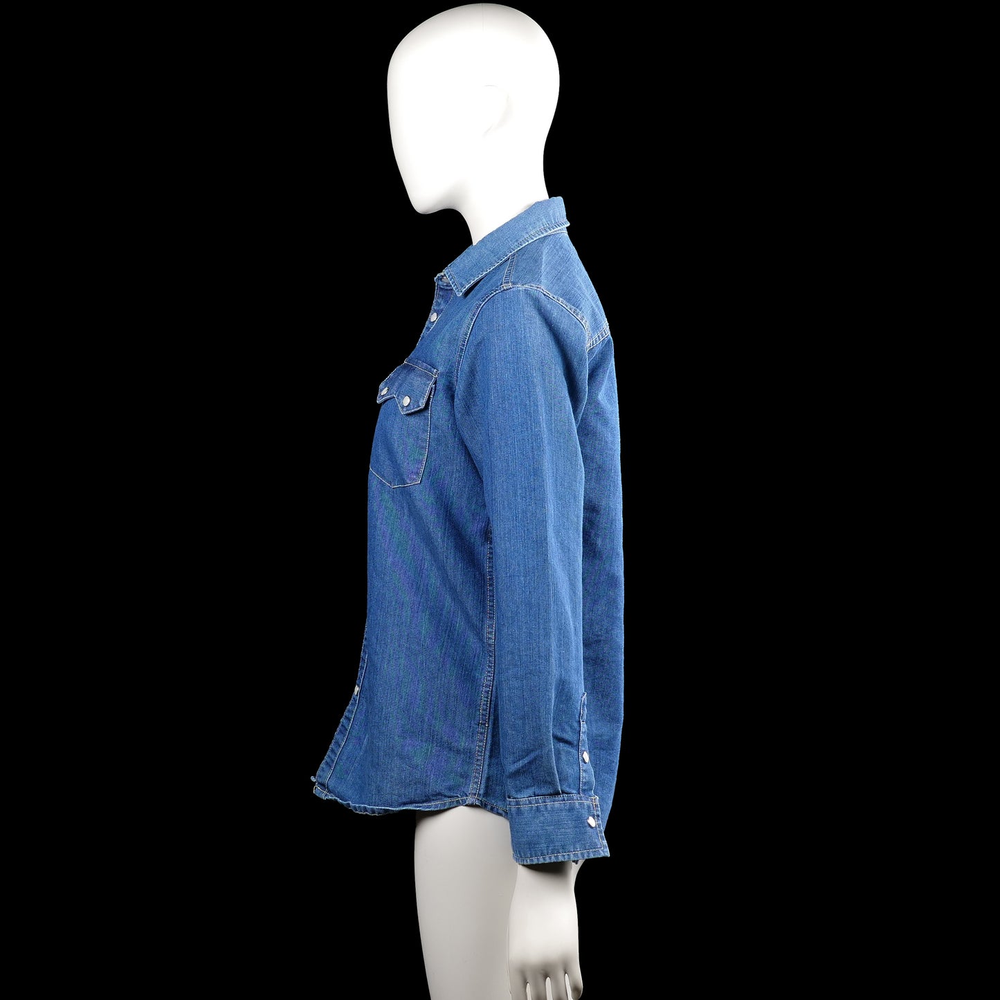 Shirt - Denim Blue - Size 160