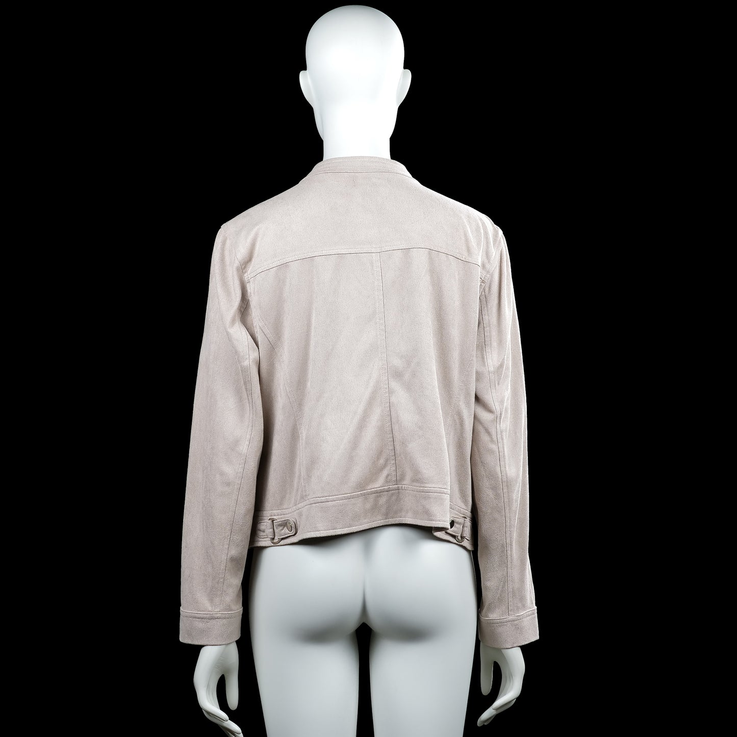 Biker jacket - Beige - Size 46