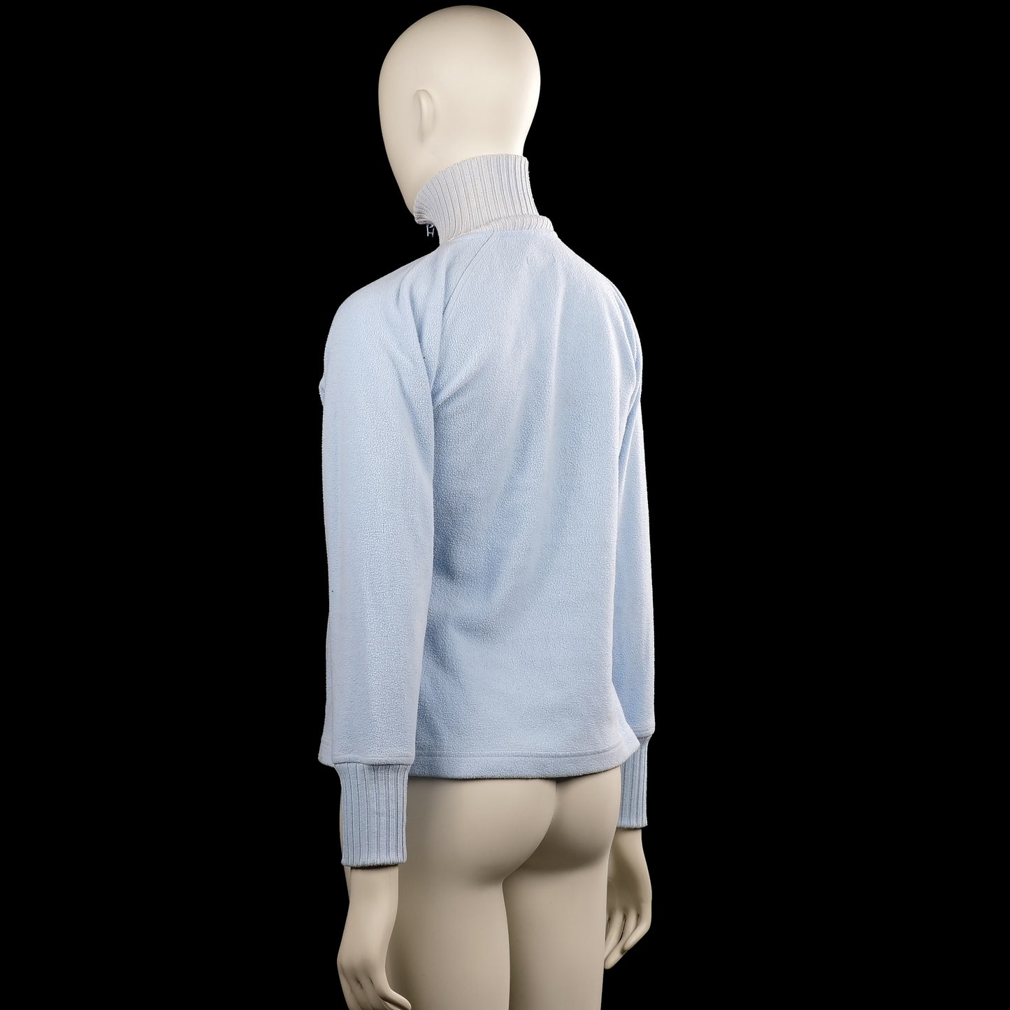 Fleece jacket - Light Blue & Light Gray - Size 36