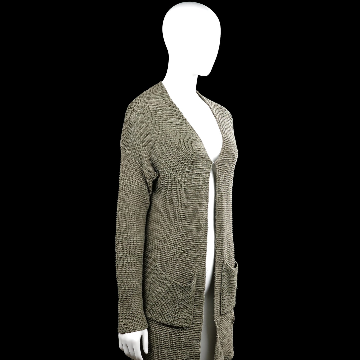 Cardigan - Olive - Size XS