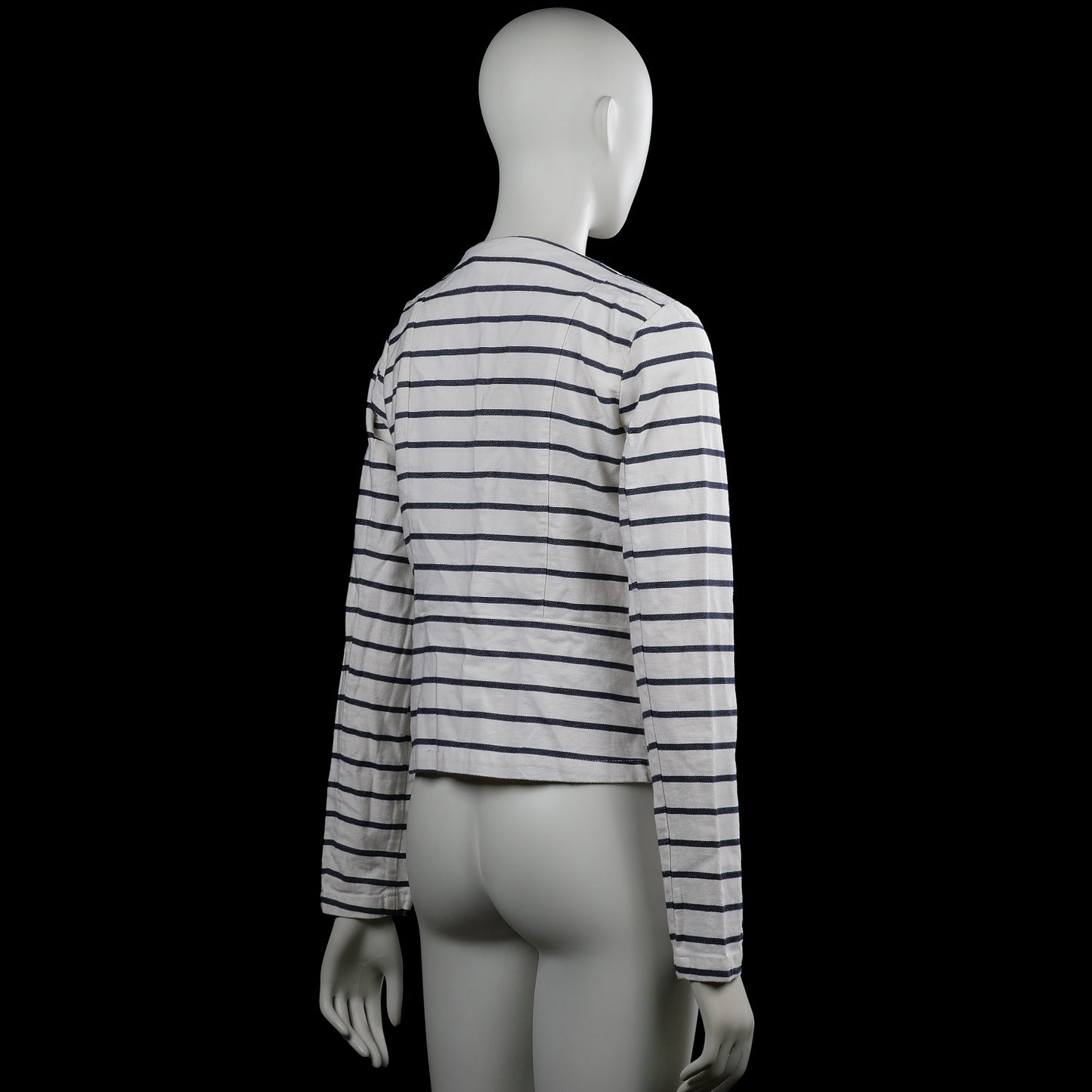 Blazer - White & Navy - Size 36