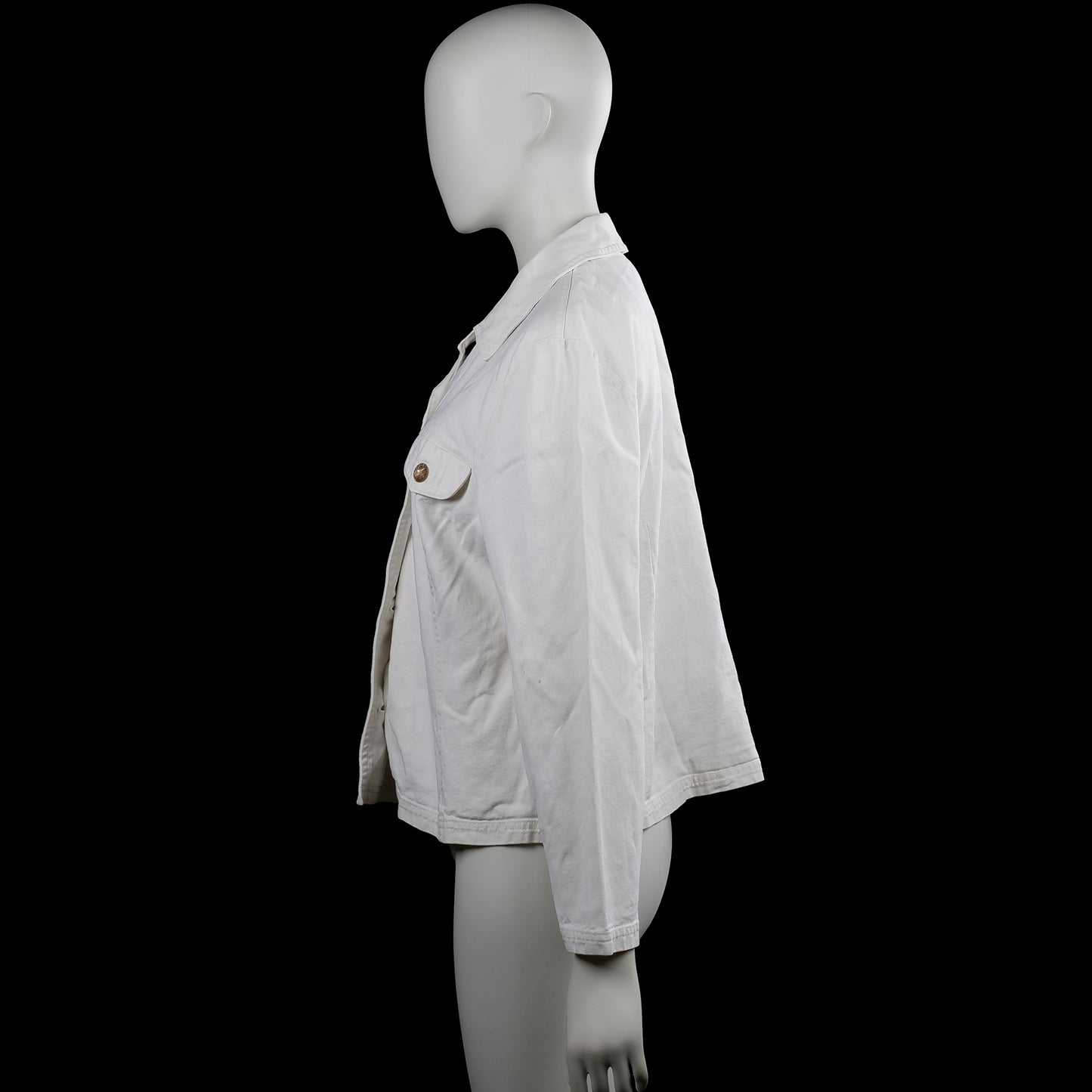 Denim jacket - White - Size M