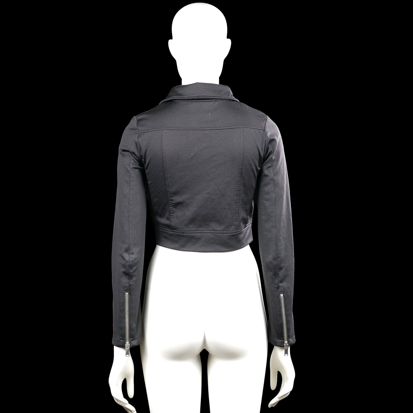 Biker jacket - Black - Size XS