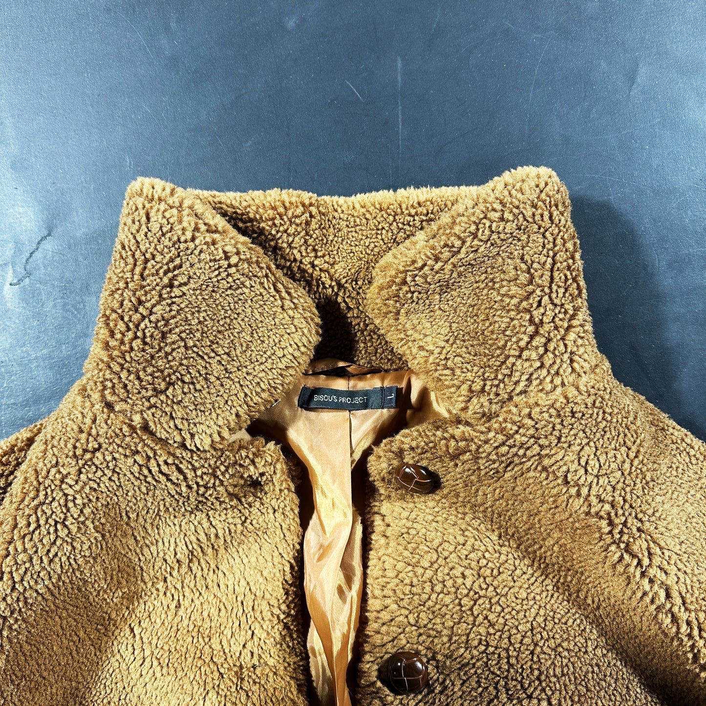 Fur jacket - Camel - Size L