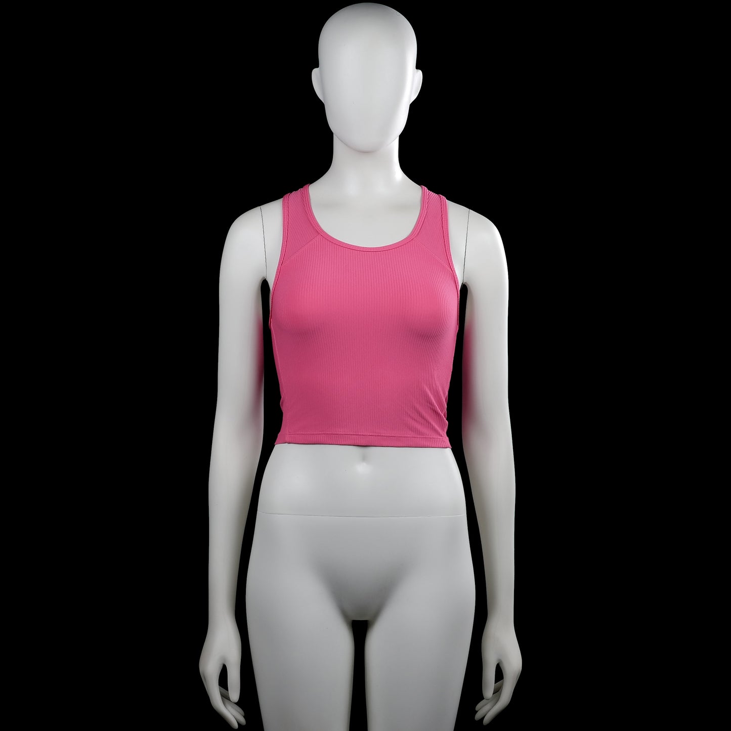 Soc - Tank top - Pink - Size XS - Pink solid sleeveless tank top with a scoop neckline and racerback. Straight hem with no visible closures.