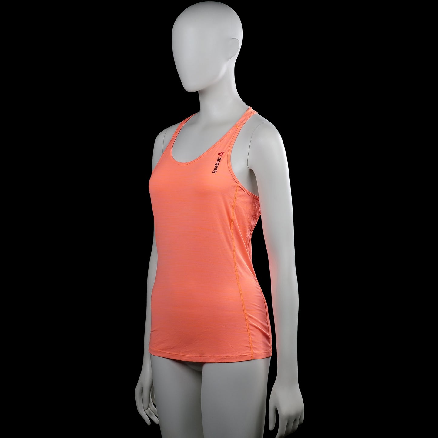 Sports top - Orange & Black - Size S