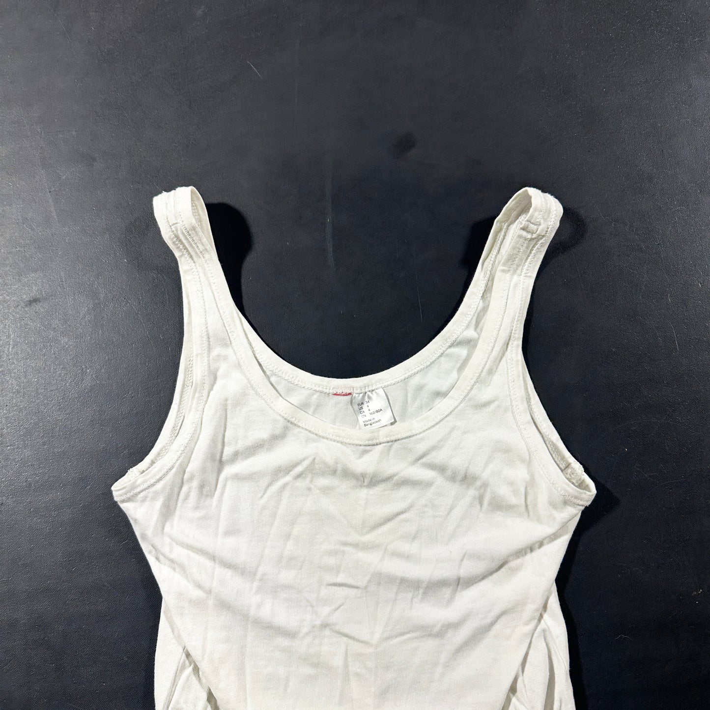 Tank top - White - Size 34