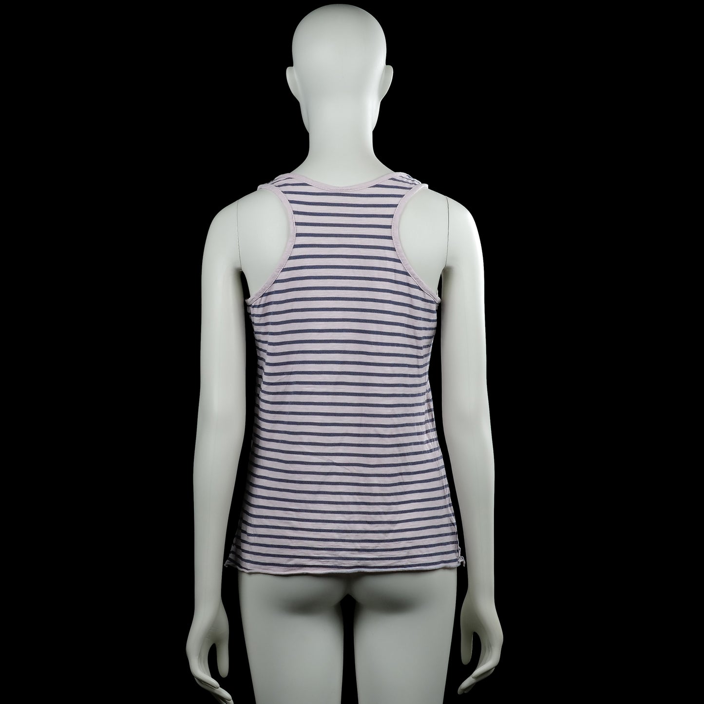 Tank top - White & Navy - Size M