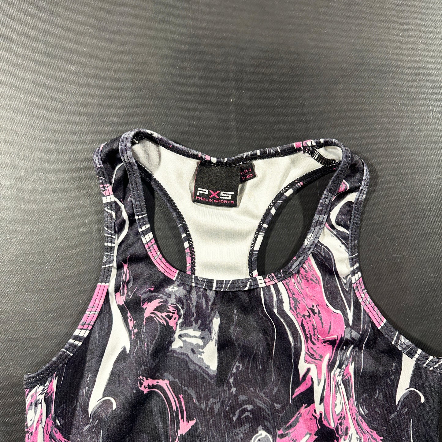 Tank top - Black & Pink - Size 140