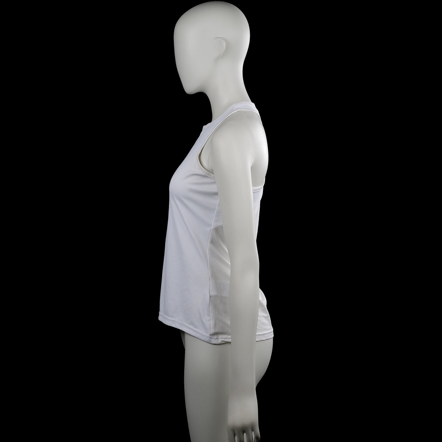 Sports top - White & Light Gray - Size M