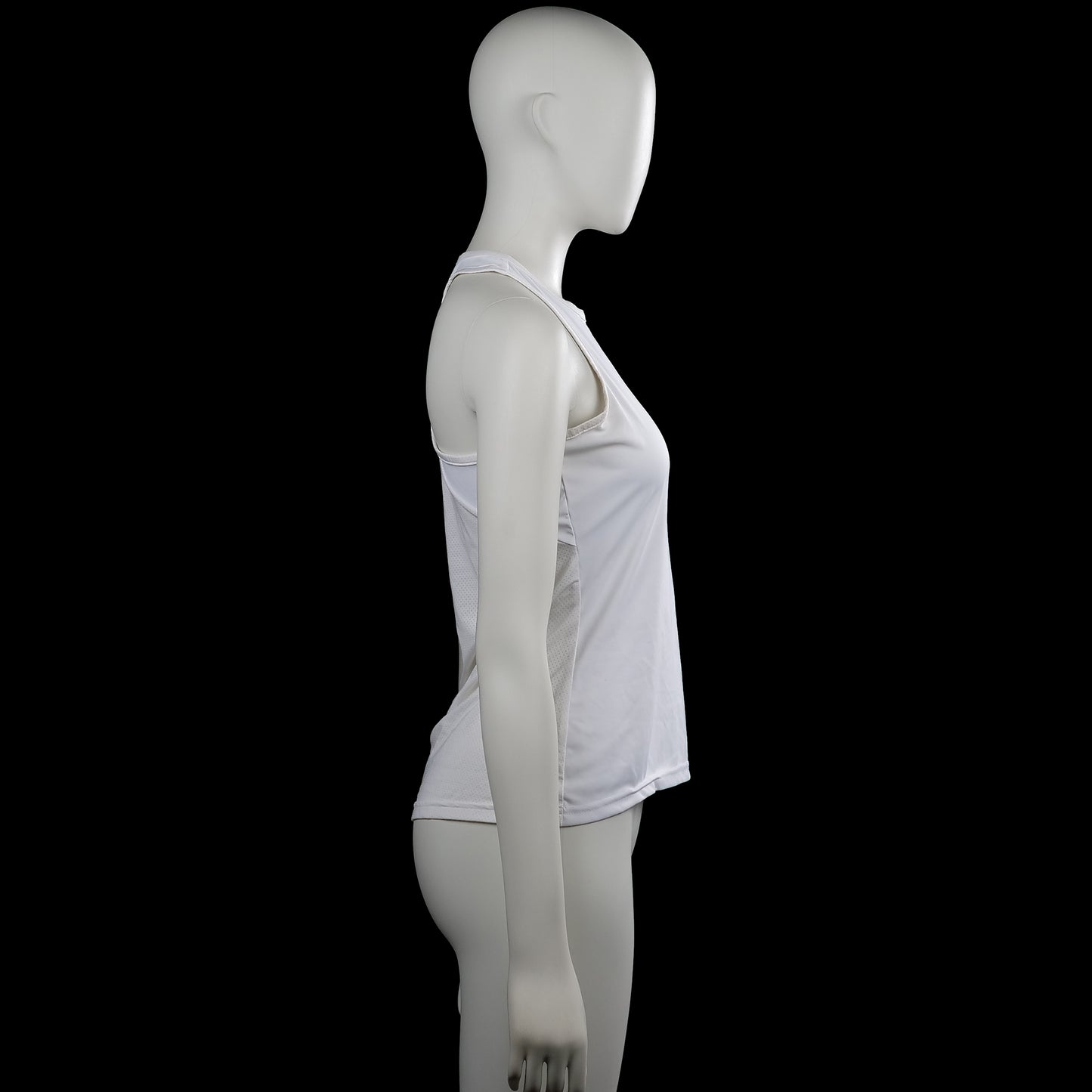 Sports top - White & Light Gray - Size M