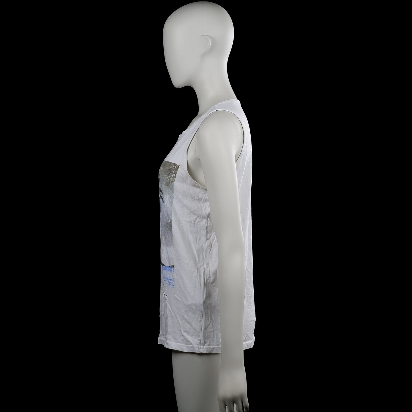 Tank top - White & Black - Size S