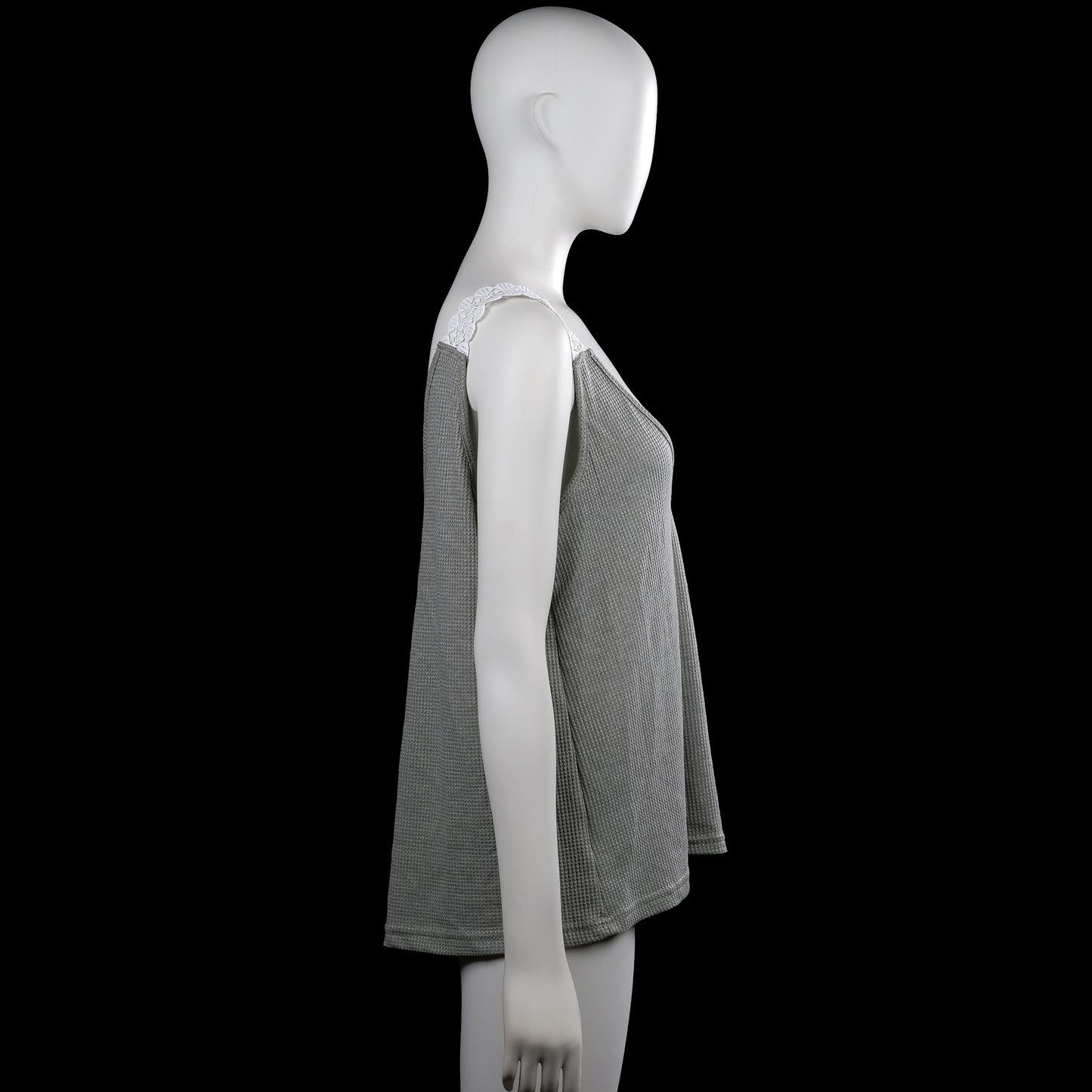 Tank top - Gray & White - Size L