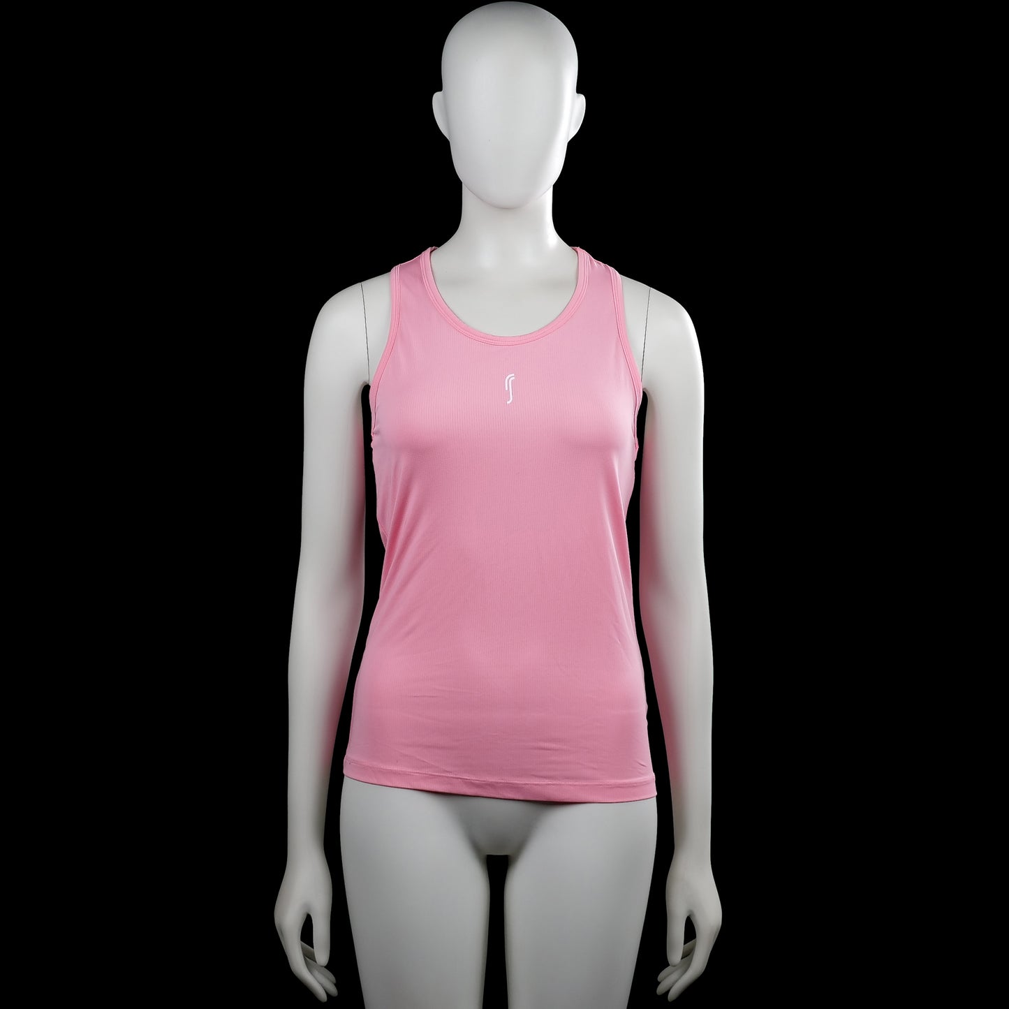 Rs sports - Tank top - Pink - Size S - Pink solid sleeveless top with a round neckline and racerback. Straight hem with a small logo on the chest.