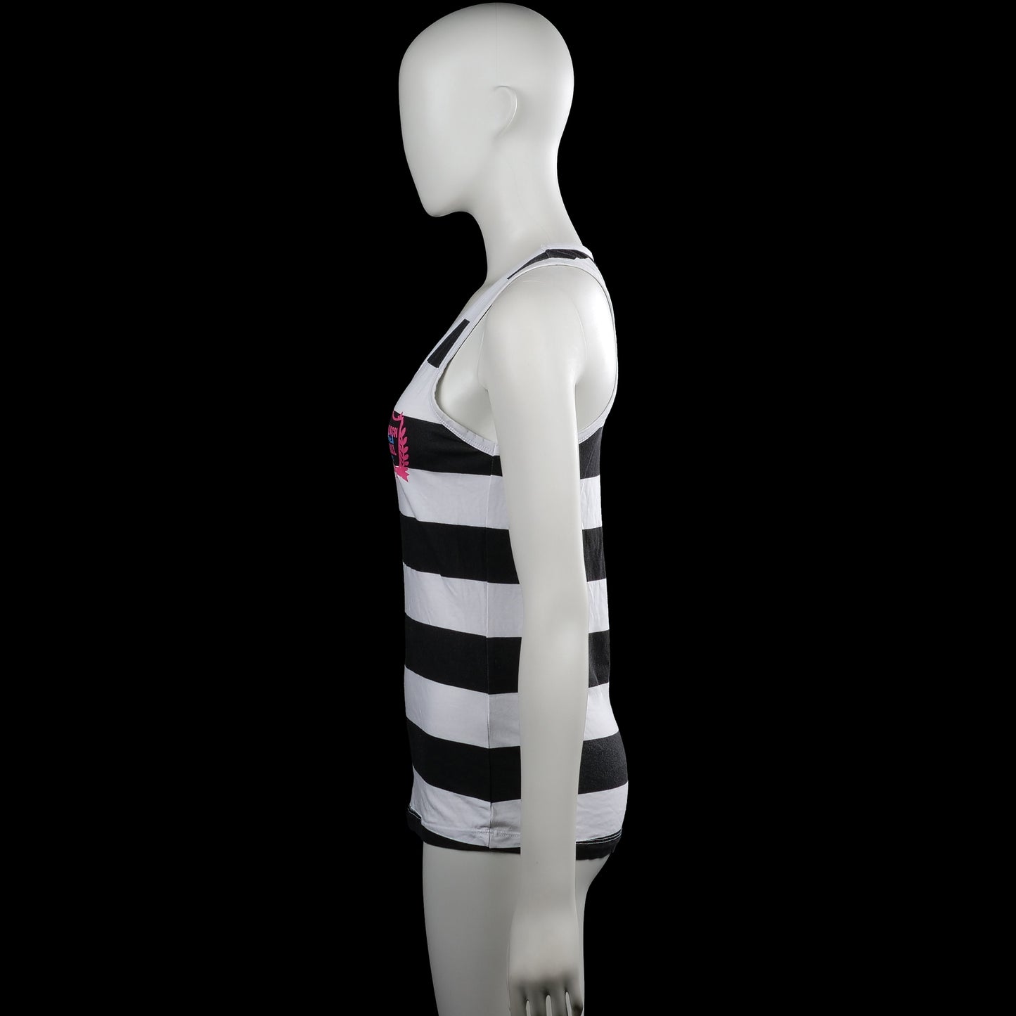 Tank top - White & Black - Size 36, 38