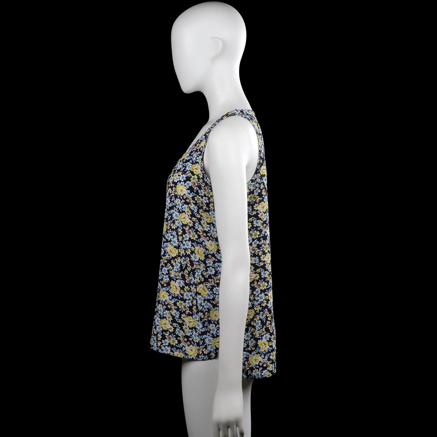 Tank top - Navy & Yellow - Size 40