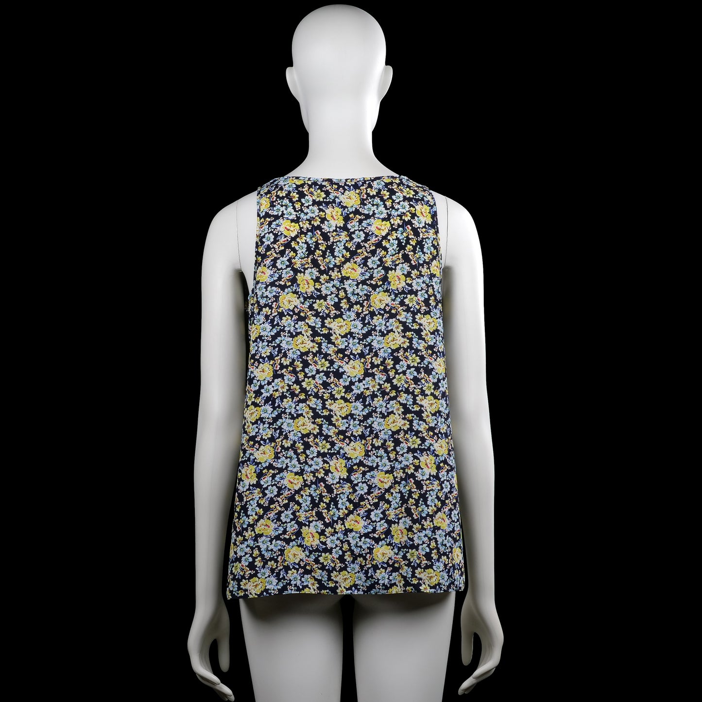 Tank top - Navy & Yellow - Size 40