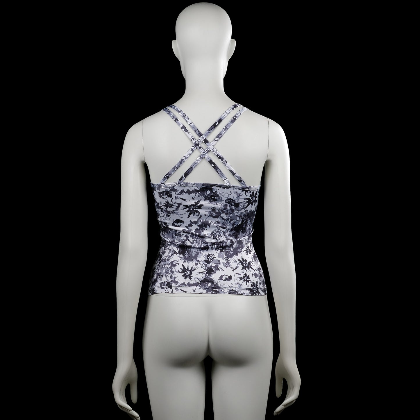 Sports top - Gray & Black - Size 134, 140
