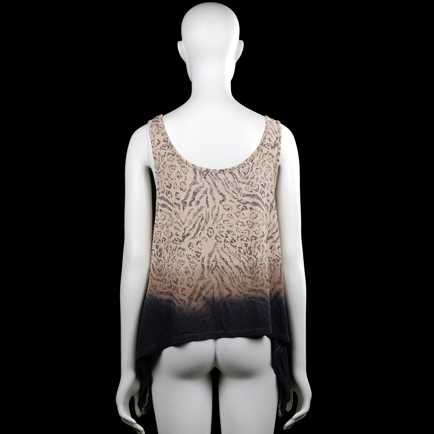Tank top - Beige & Black - Size M