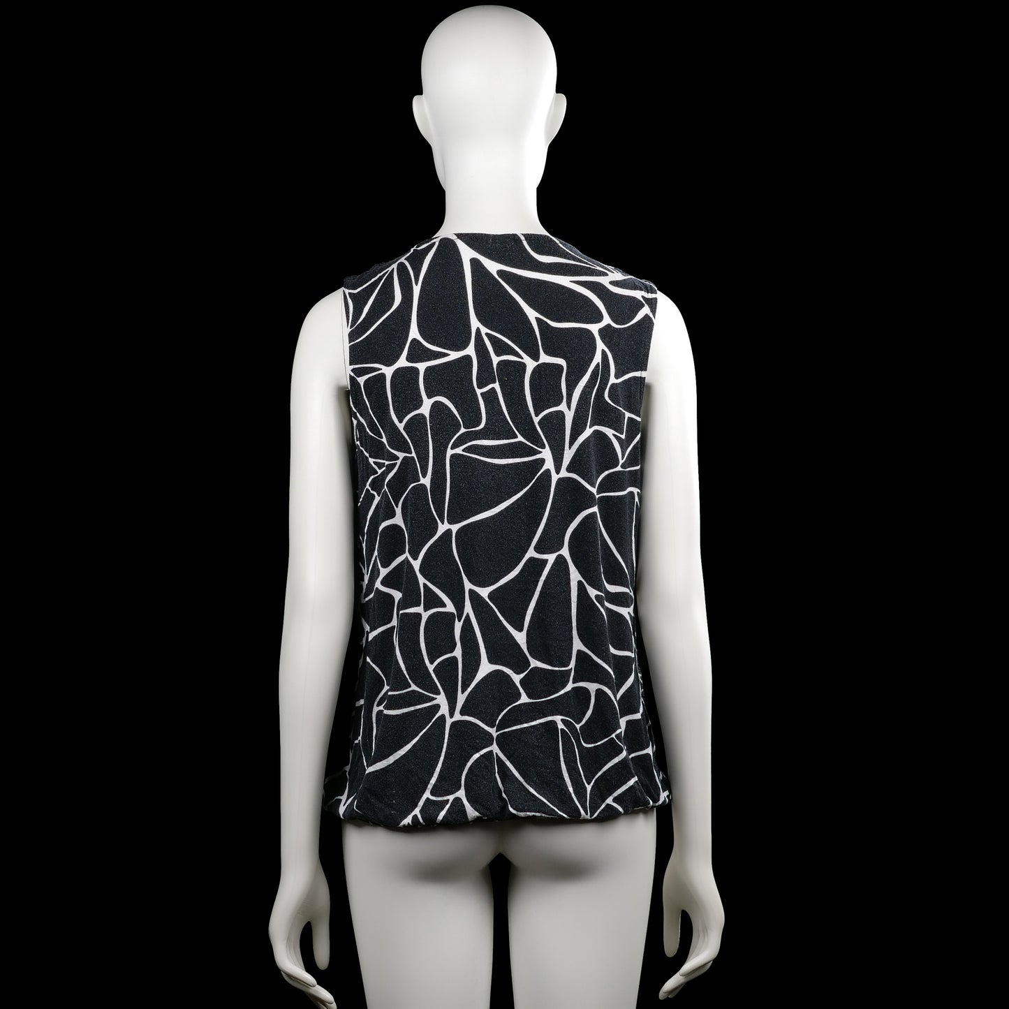 Tank top - Black & White - Size L