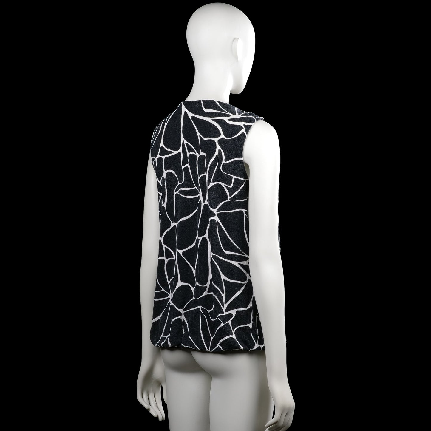Tank top - Black & White - Size L