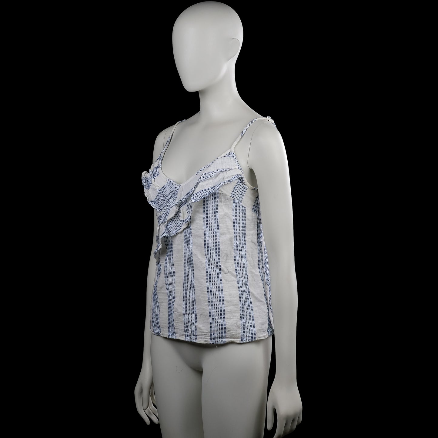 Tank top - White & Navy - Size 36