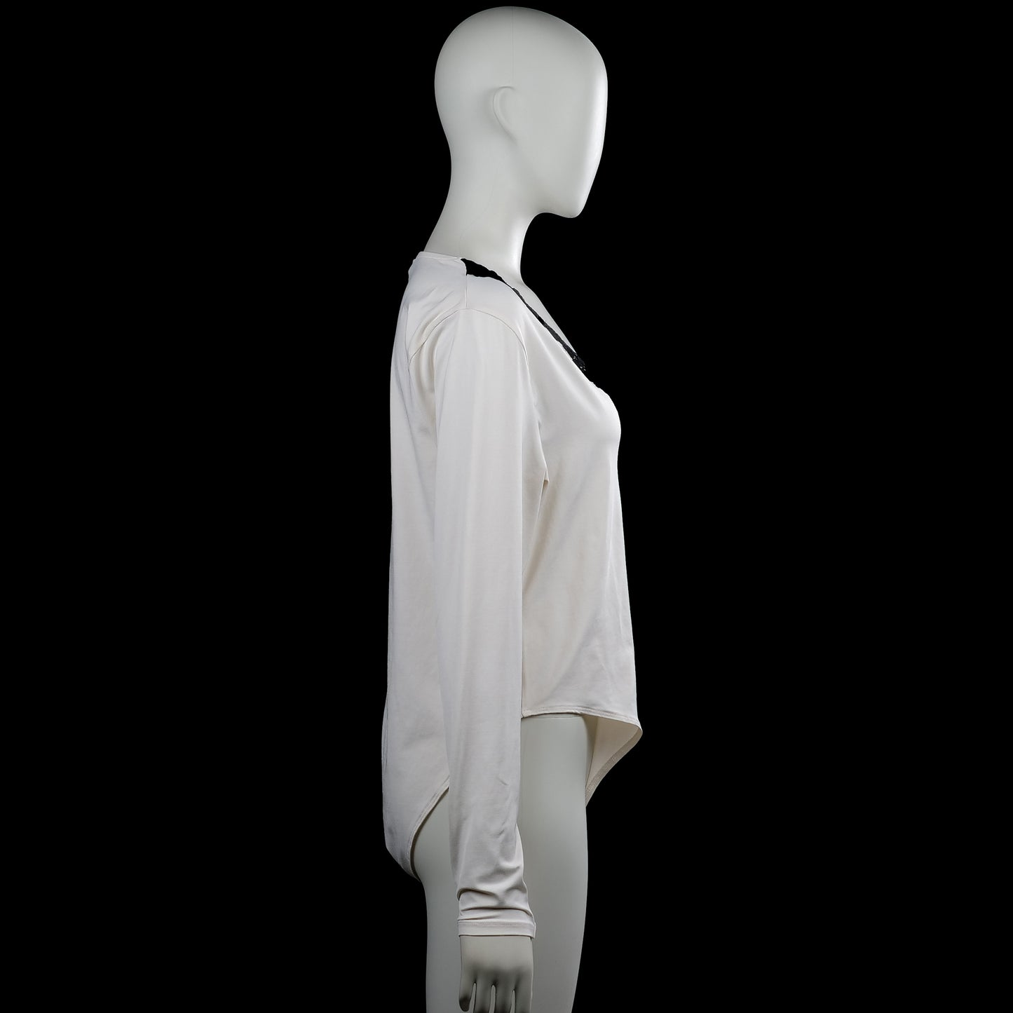Bodysuit - White & Black - Size XL