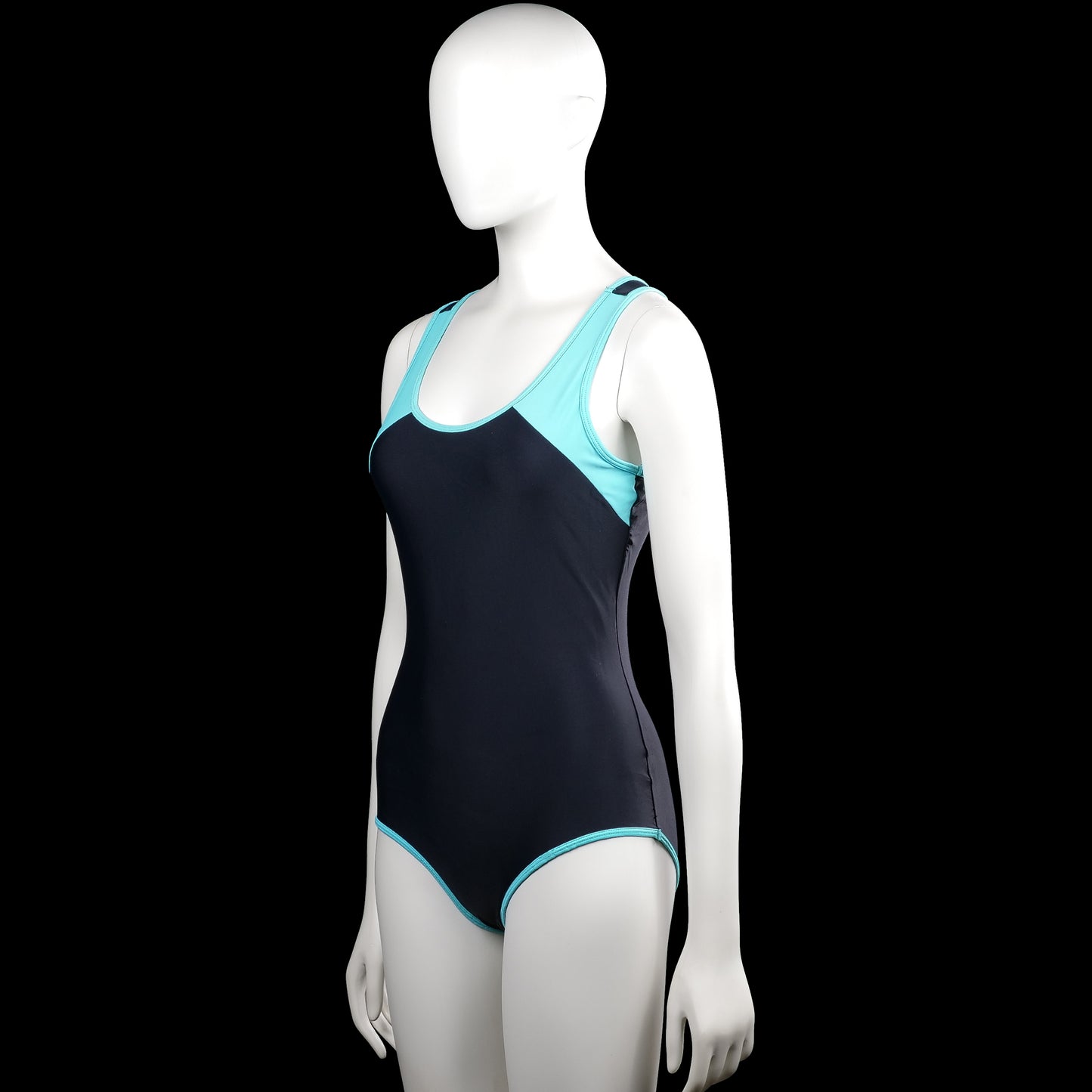 Bodysuit - Navy & Turquoise - Size 170