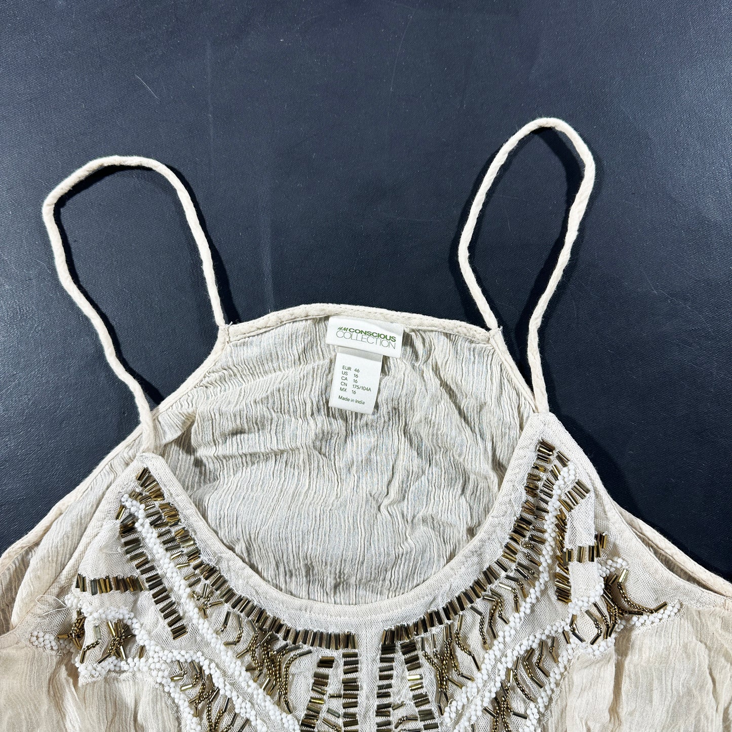 Tank top - Beige - Size 46