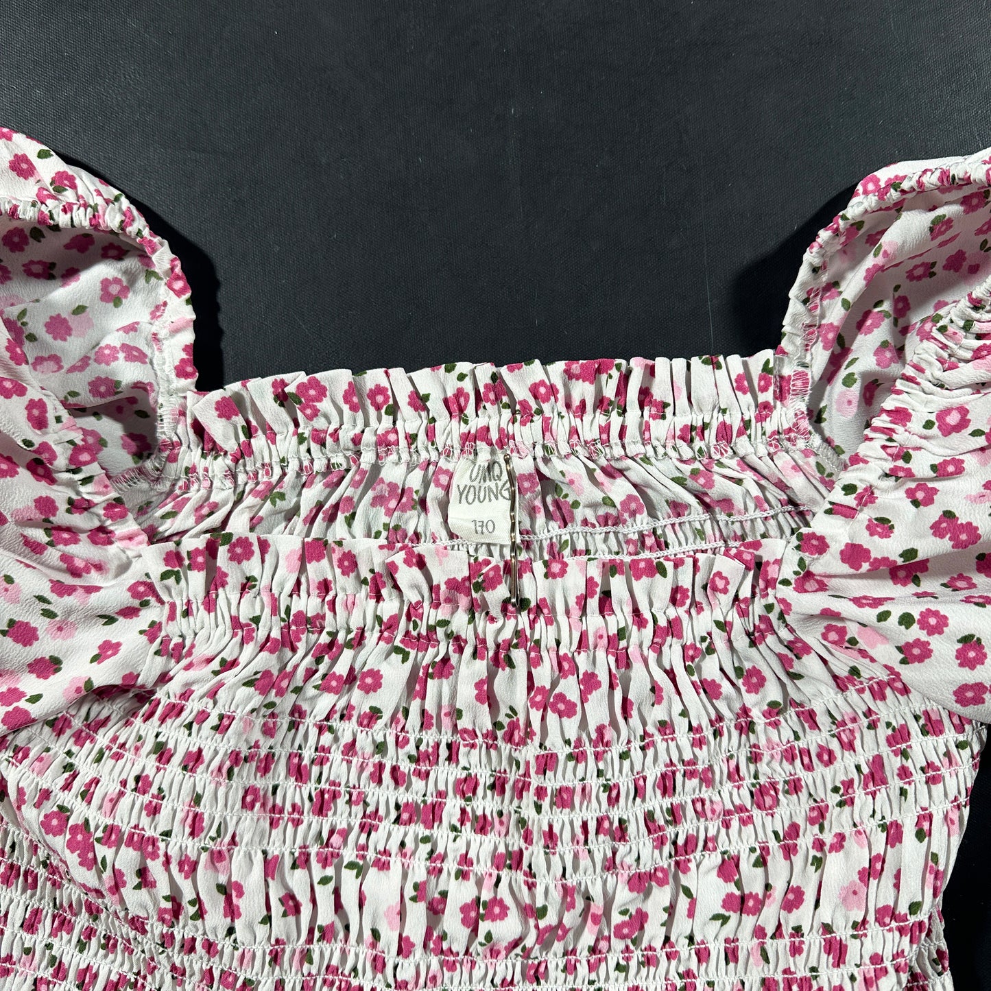 Blouse - White & Pink - Size 170