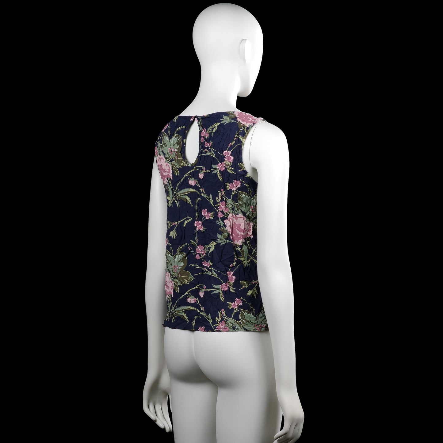 Tank top - Navy & Pink - Size S