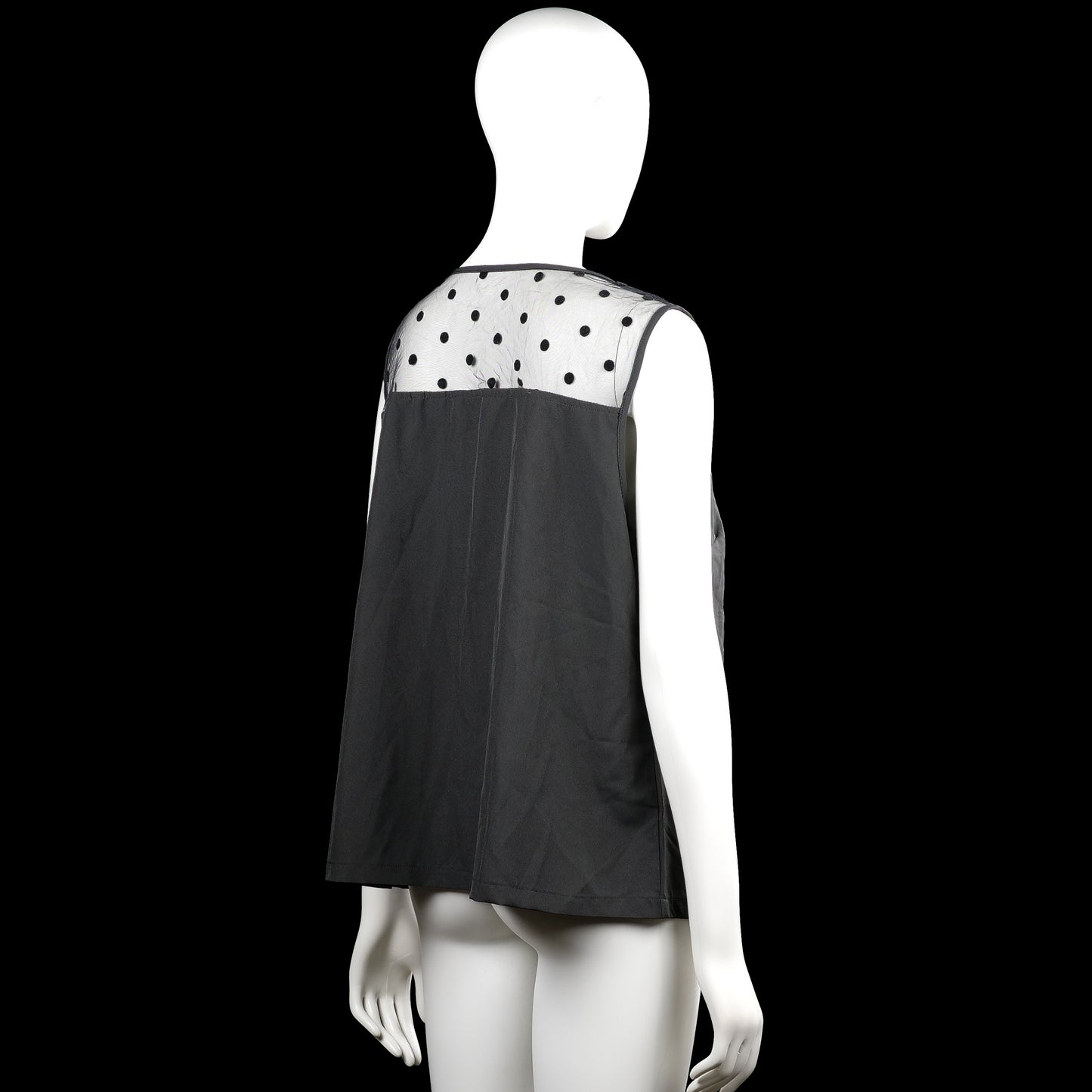 Tank top - Black & White - Size 1XL