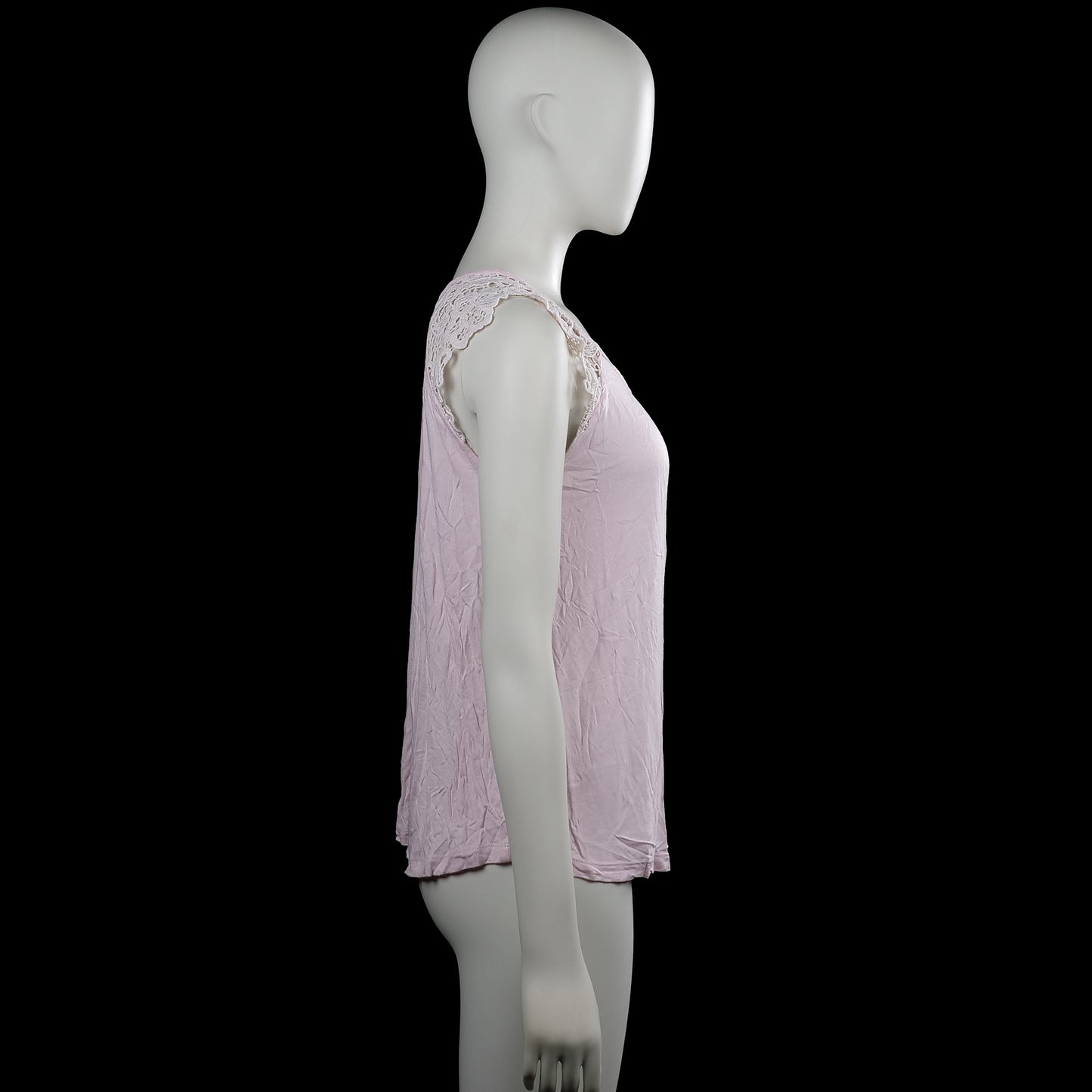Tank top - Light Pink & White - Size M