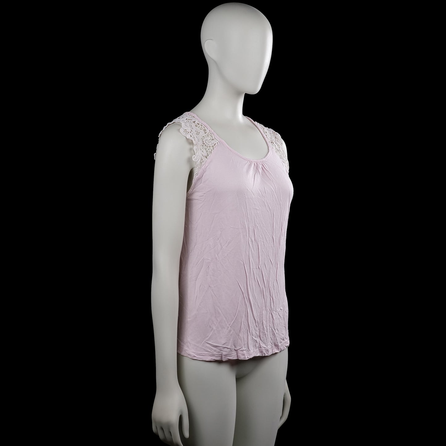 Tank top - Light Pink & White - Size M